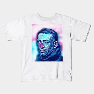 William of Ockham Snowy Portrait | William of Ockham Artwork 9 Kids T-Shirt